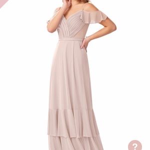 Azazie Dusty Rose Rylan Dress